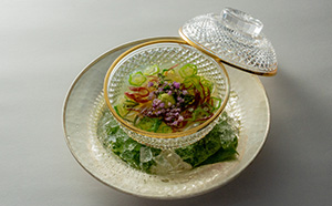 葛切り氷麺<br>菊乃井<br>村田吉弘氏